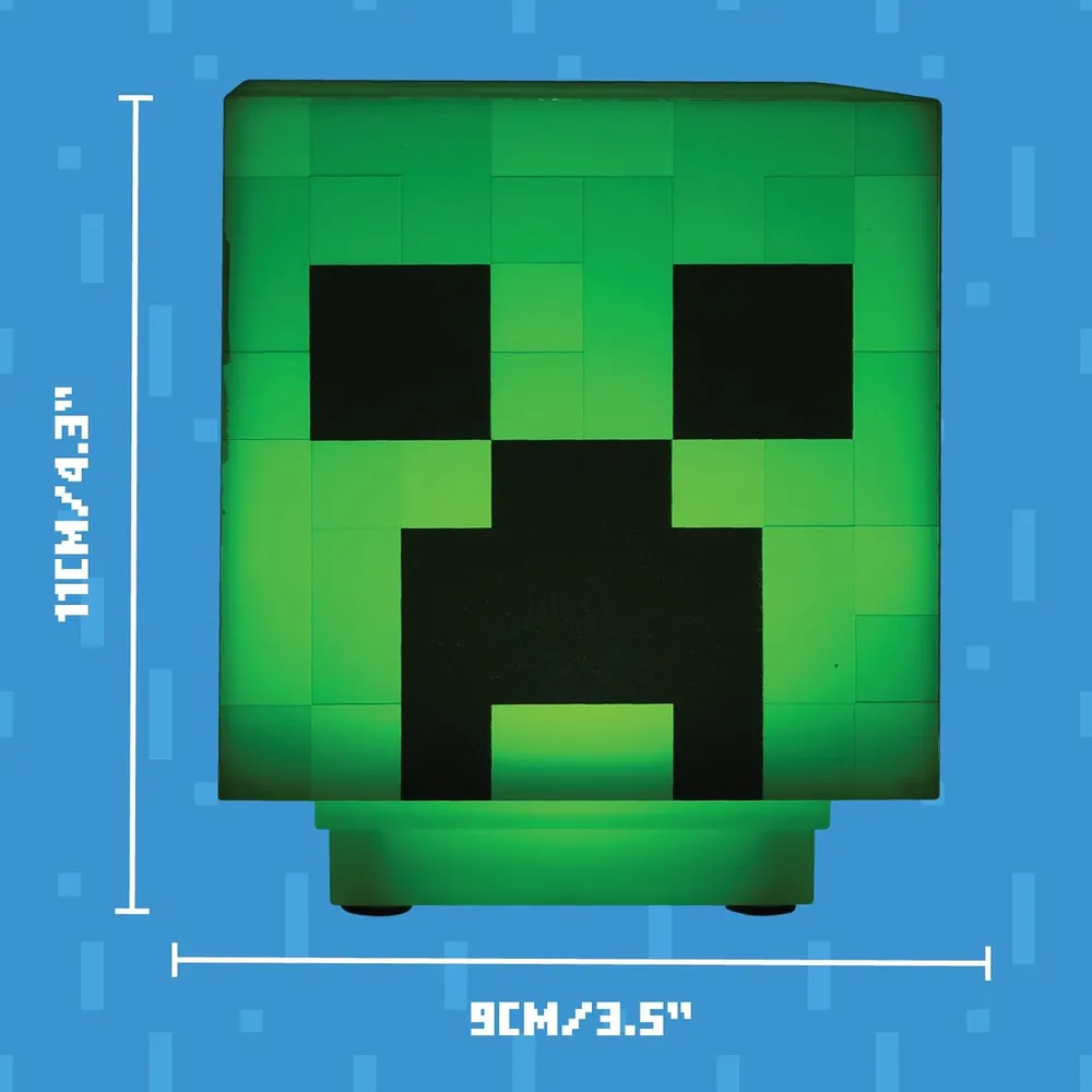 Paladone Minecraft Creeper, lámpara escritorio con sonido oficial