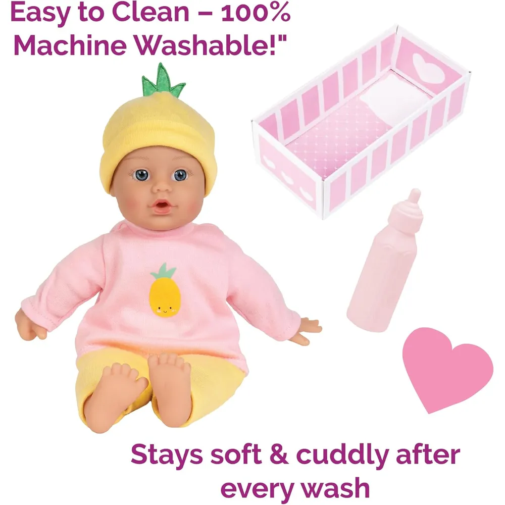 ADORA Sweet Baby muñeca bebé 11"/28 cm | Rosa/Amarillo
