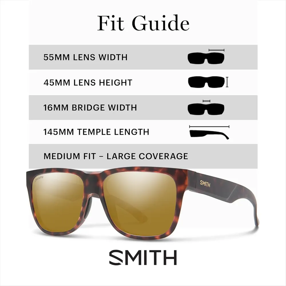 SMITH Lowdown 2 Sunglasses ChromaPop polarizadas, unisex