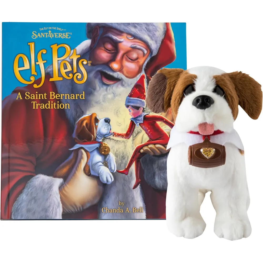 The Elf on the Shelf peluche mascota San Bernardo