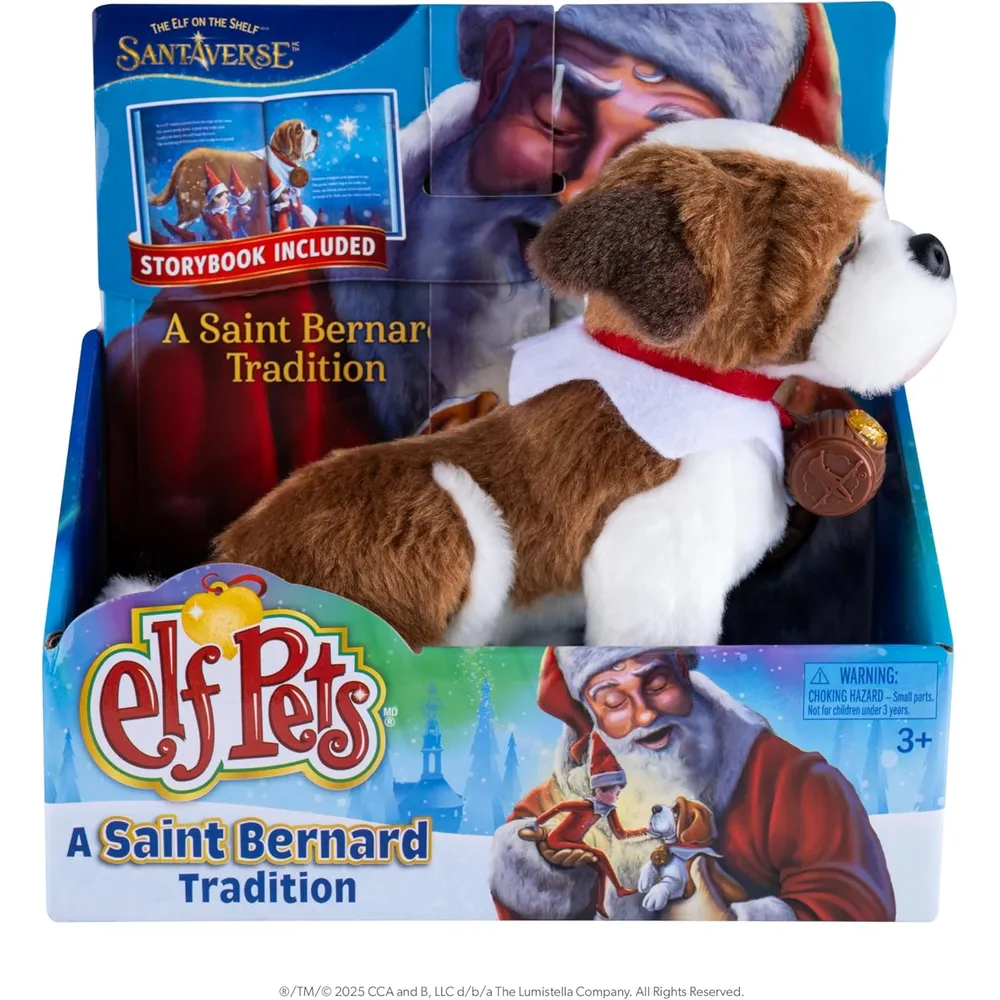 The Elf on the Shelf peluche mascota San Bernardo