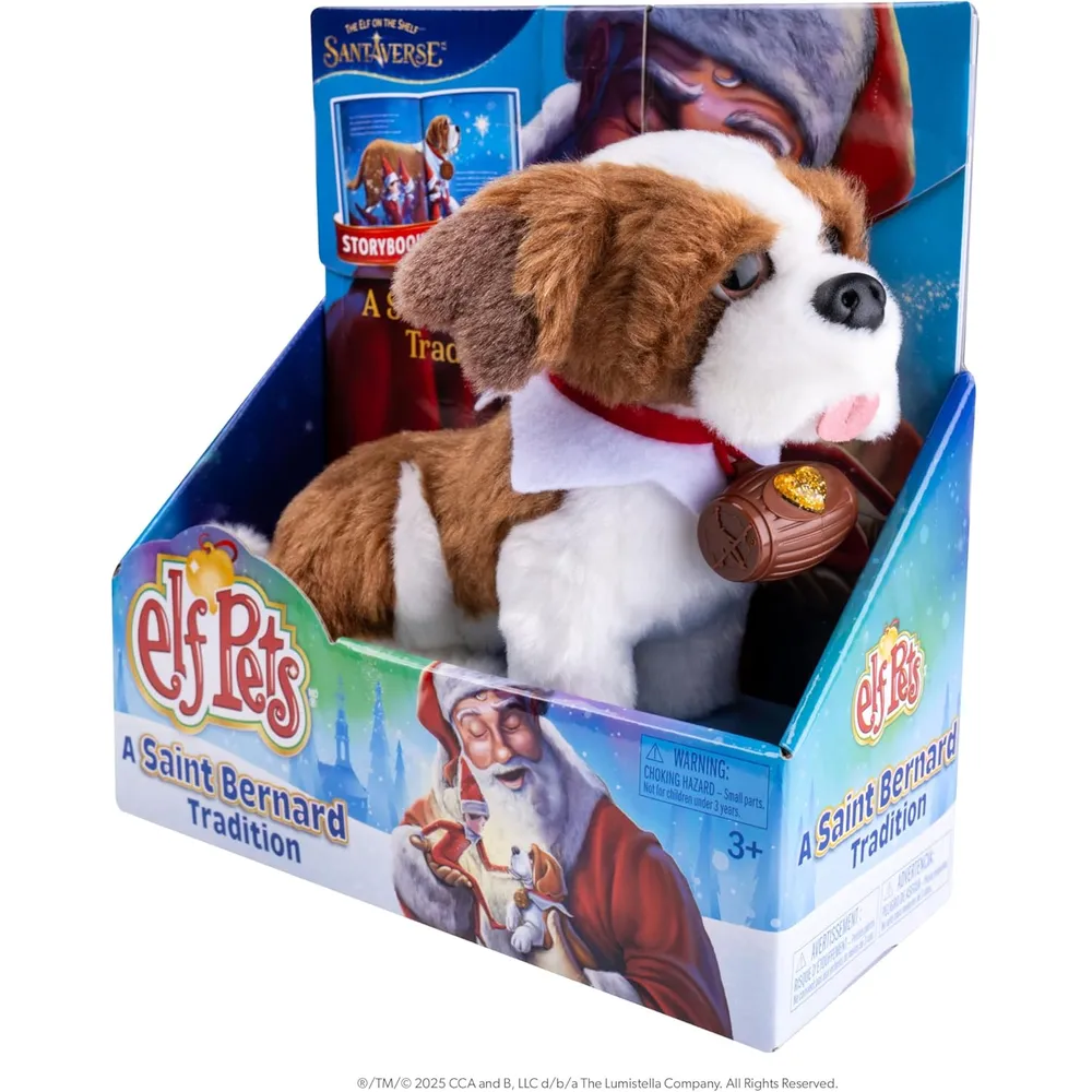 The Elf on the Shelf peluche mascota San Bernardo