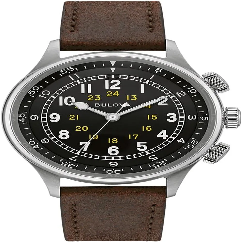 Bulova reloj Archive militar hombre | Marrón