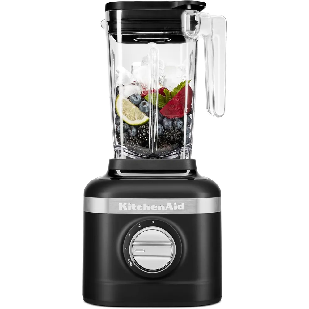 KITCHENAID, LICUADORA PICADORA DE HIELO K150 3 VELOCIDADES CON 2 JARRAS | NEGRO