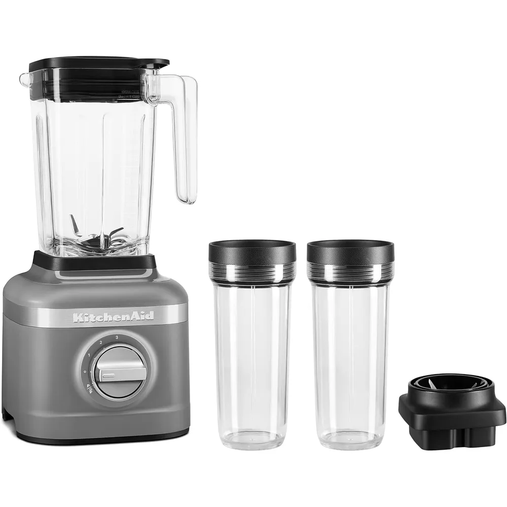 KITCHENAID, LICUADORA PICADORA DE HIELO K150 3 VELOCIDADES CON 2 JARRAS | GRIS