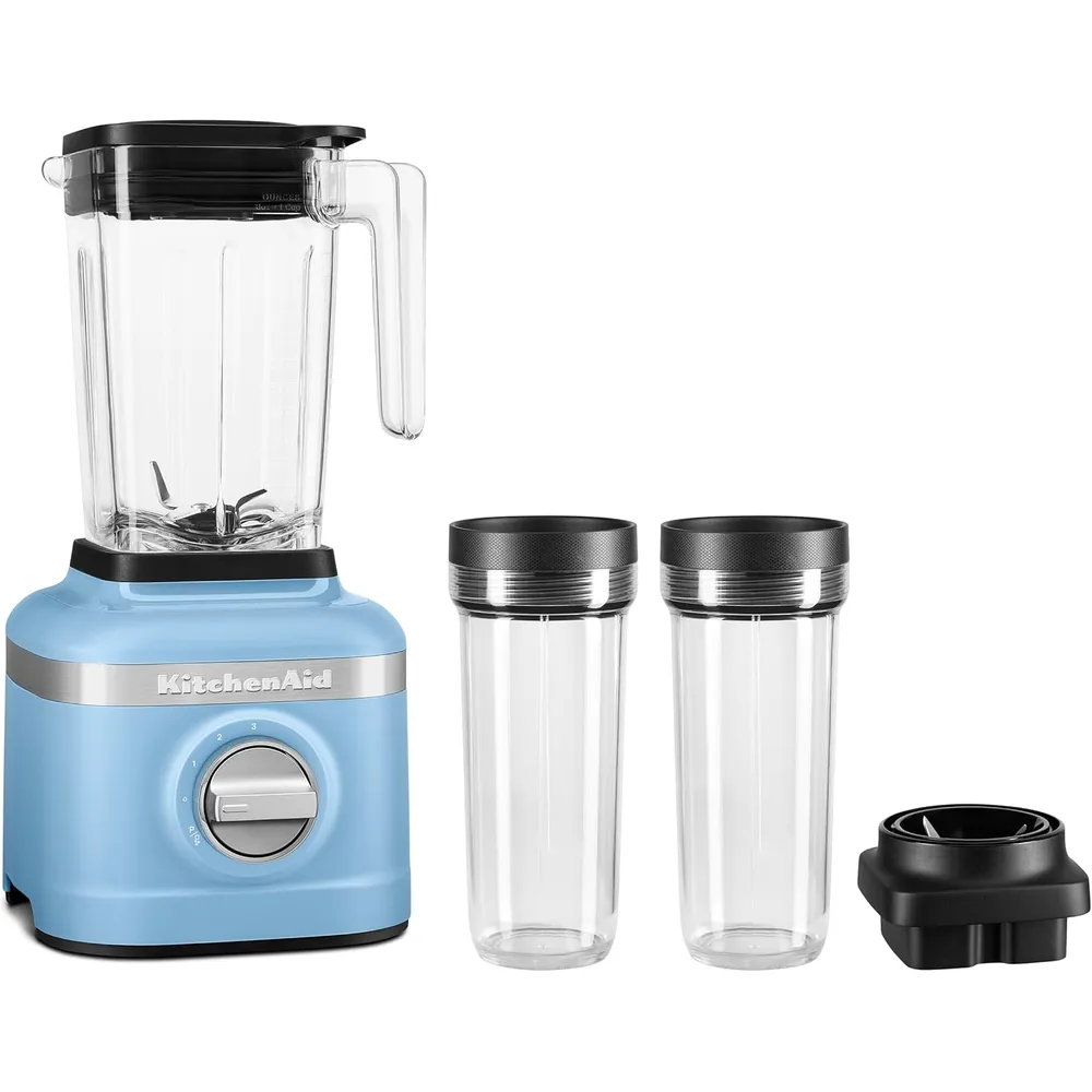 KITCHENAID, LICUADORA PICADORA DE HIELO K150 3 VELOCIDADES CON 2 JARRAS | AZUL