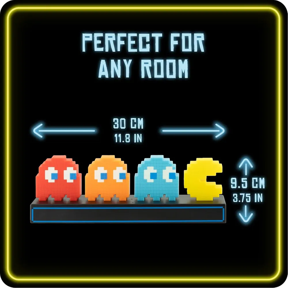 Paladone Pac-Man, lámpara figuras Pac-Man y fantasmas