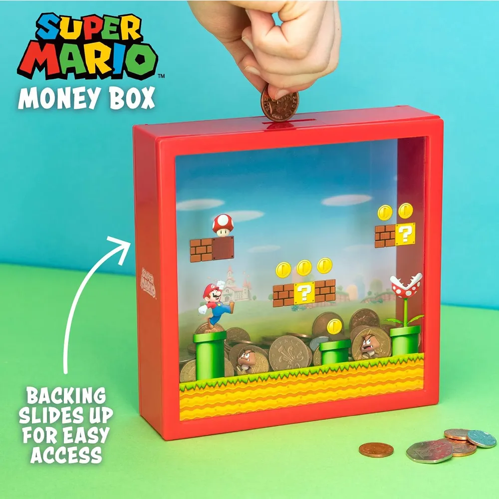 Paladone Super Mario Arcade, hucha oficial
