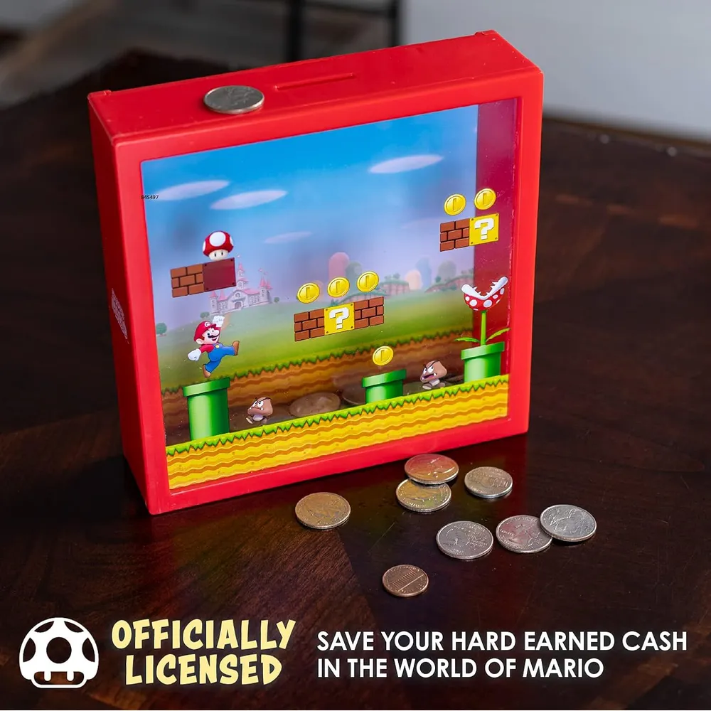 Paladone Super Mario Arcade, hucha oficial