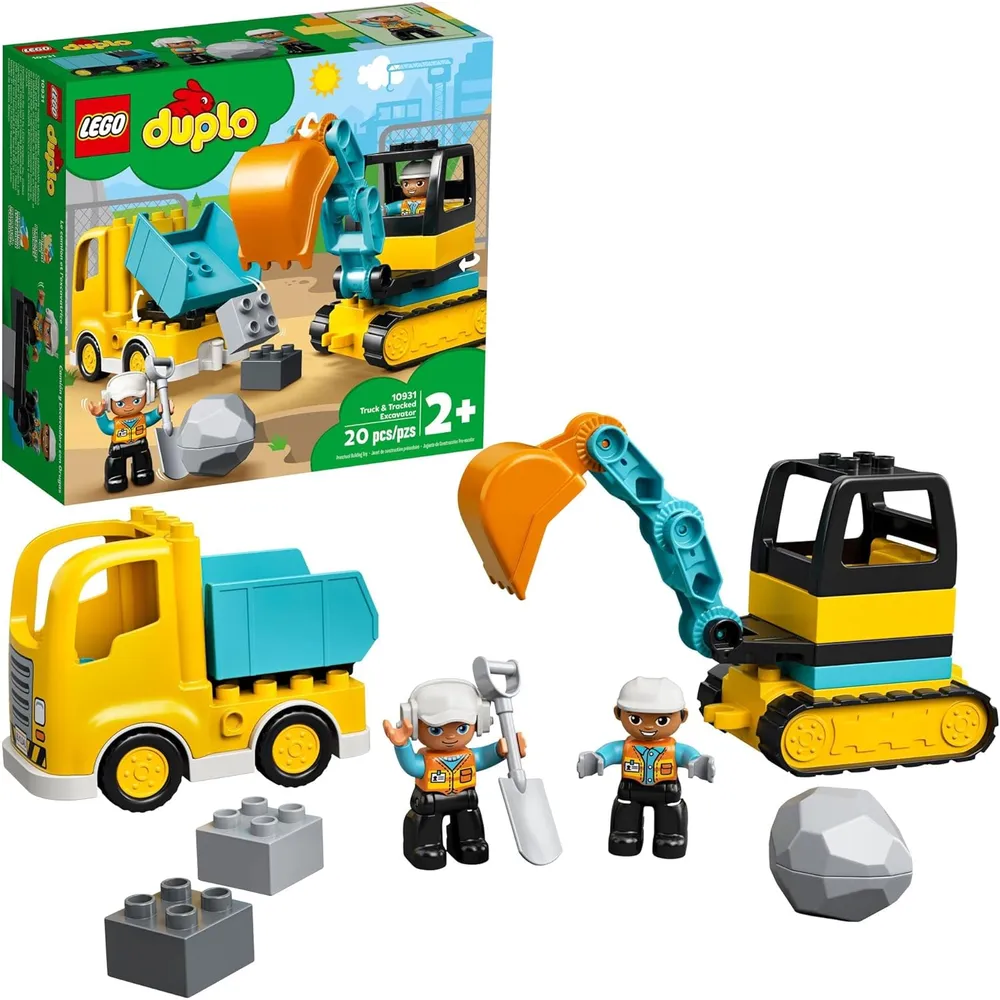 LEGO DUPLO TOWN CAMIÓN Y EXCAVADORA DE ORUGAS