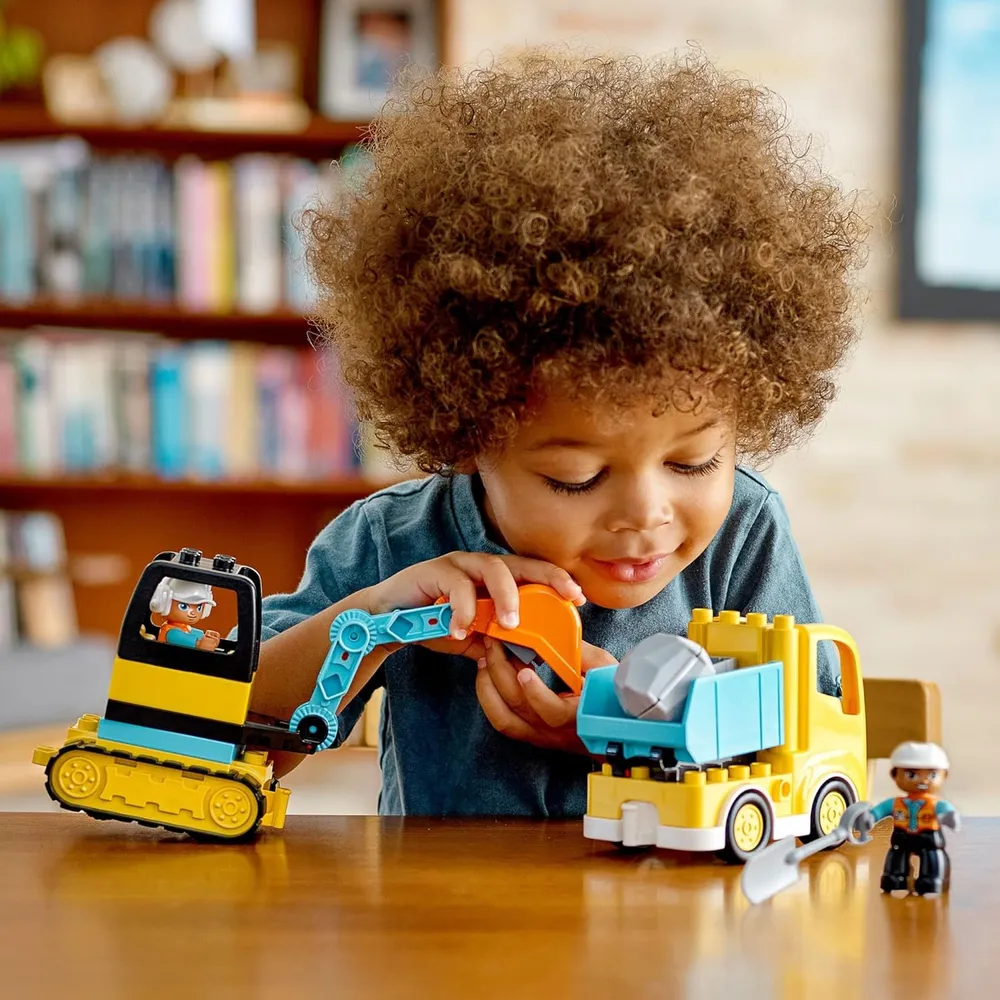 LEGO DUPLO TOWN CAMIÓN Y EXCAVADORA DE ORUGAS