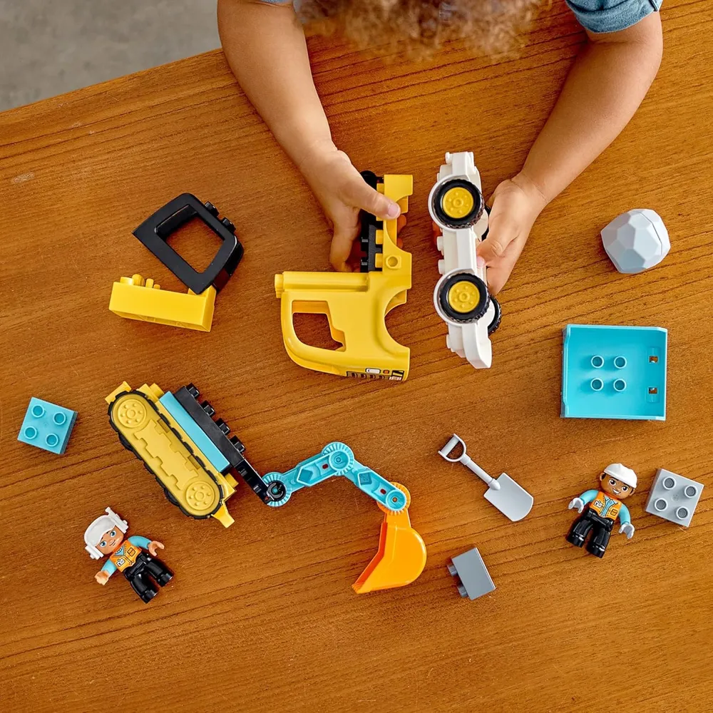 LEGO DUPLO TOWN CAMIÓN Y EXCAVADORA DE ORUGAS