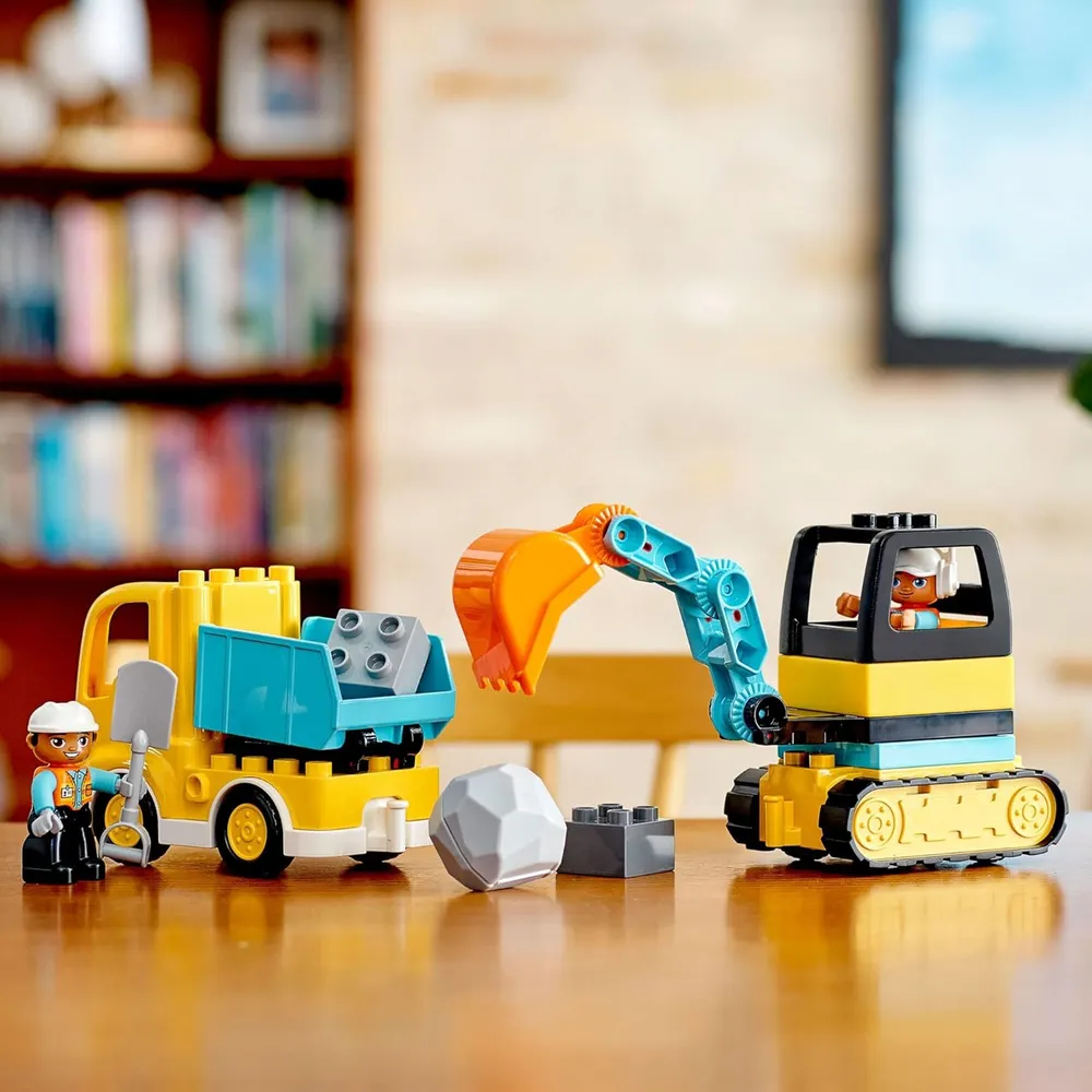 LEGO DUPLO TOWN CAMIÓN Y EXCAVADORA DE ORUGAS