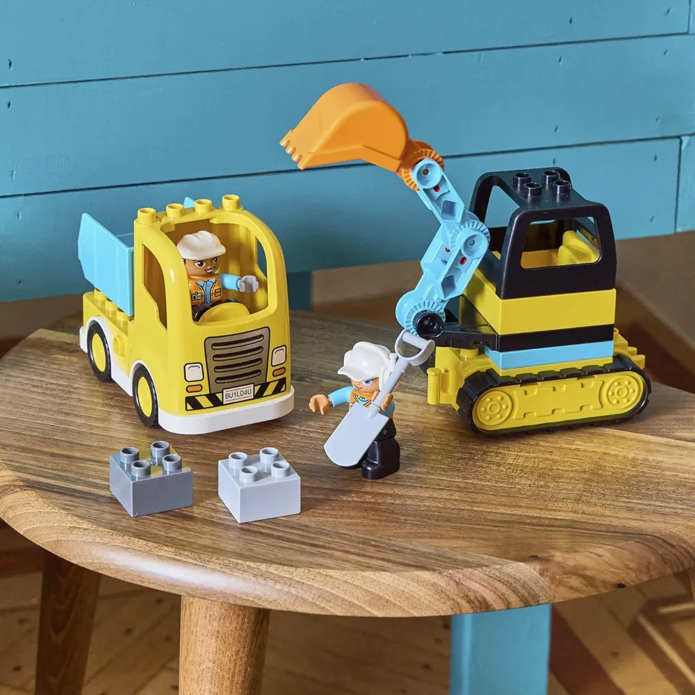 LEGO DUPLO TOWN CAMIÓN Y EXCAVADORA DE ORUGAS