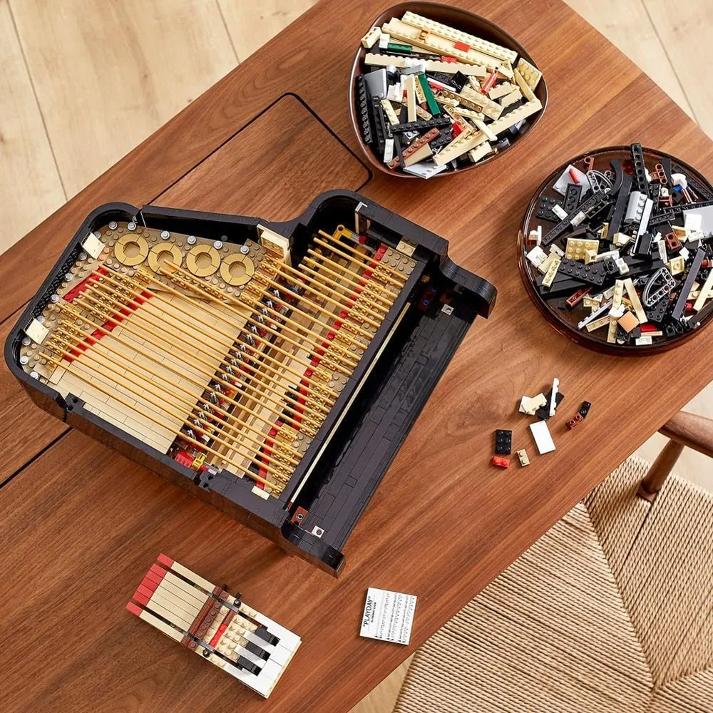 Lego Ideas piano de cola set de construcción decorativo con funciones reales