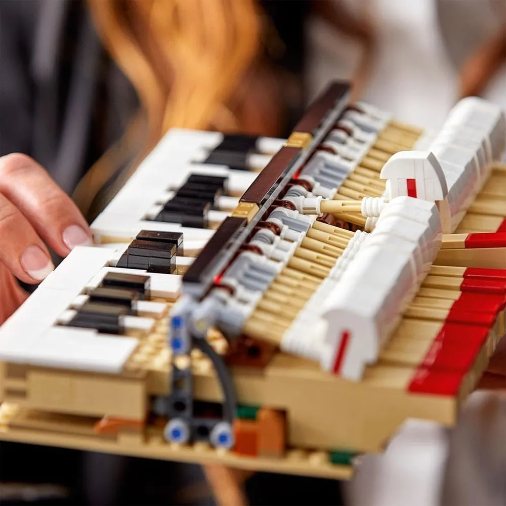 Lego Ideas piano de cola set de construcción decorativo con funciones reales