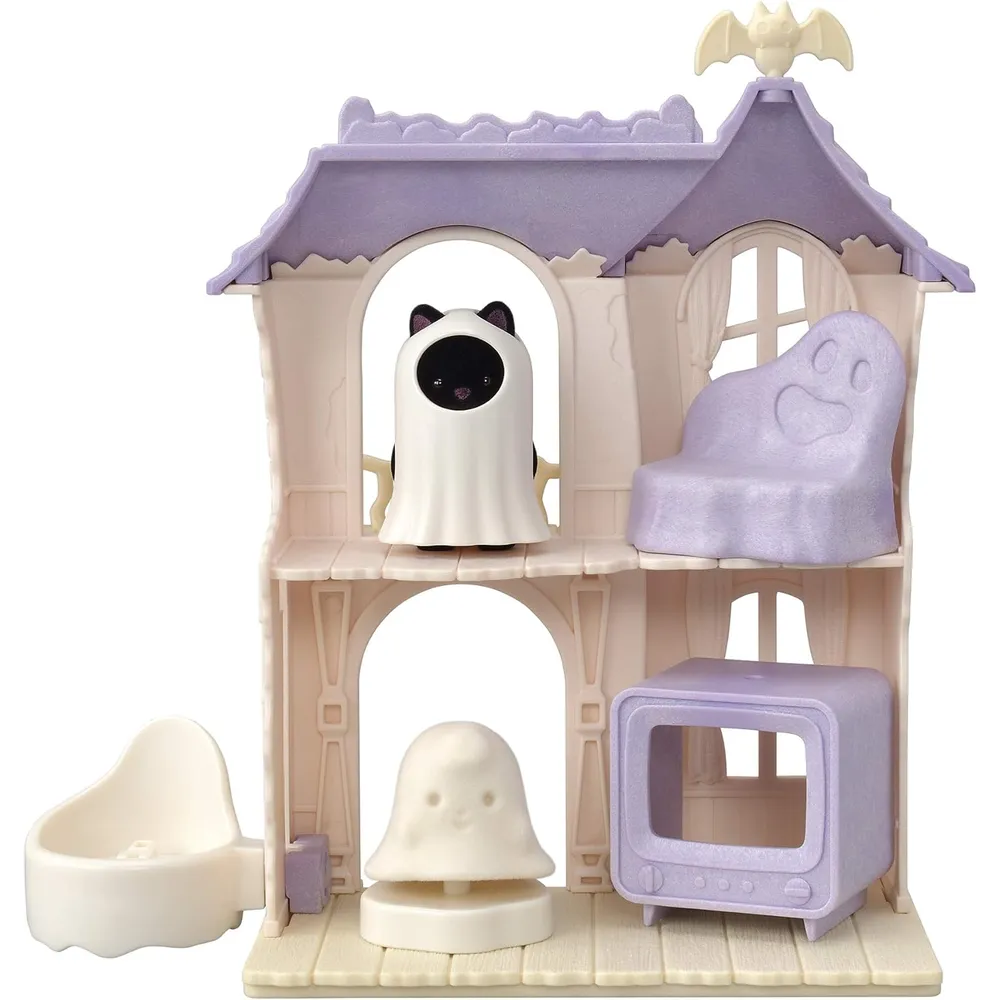 SET SYLVANIAN FAMILIES CASA EMBRUJADA PERROS