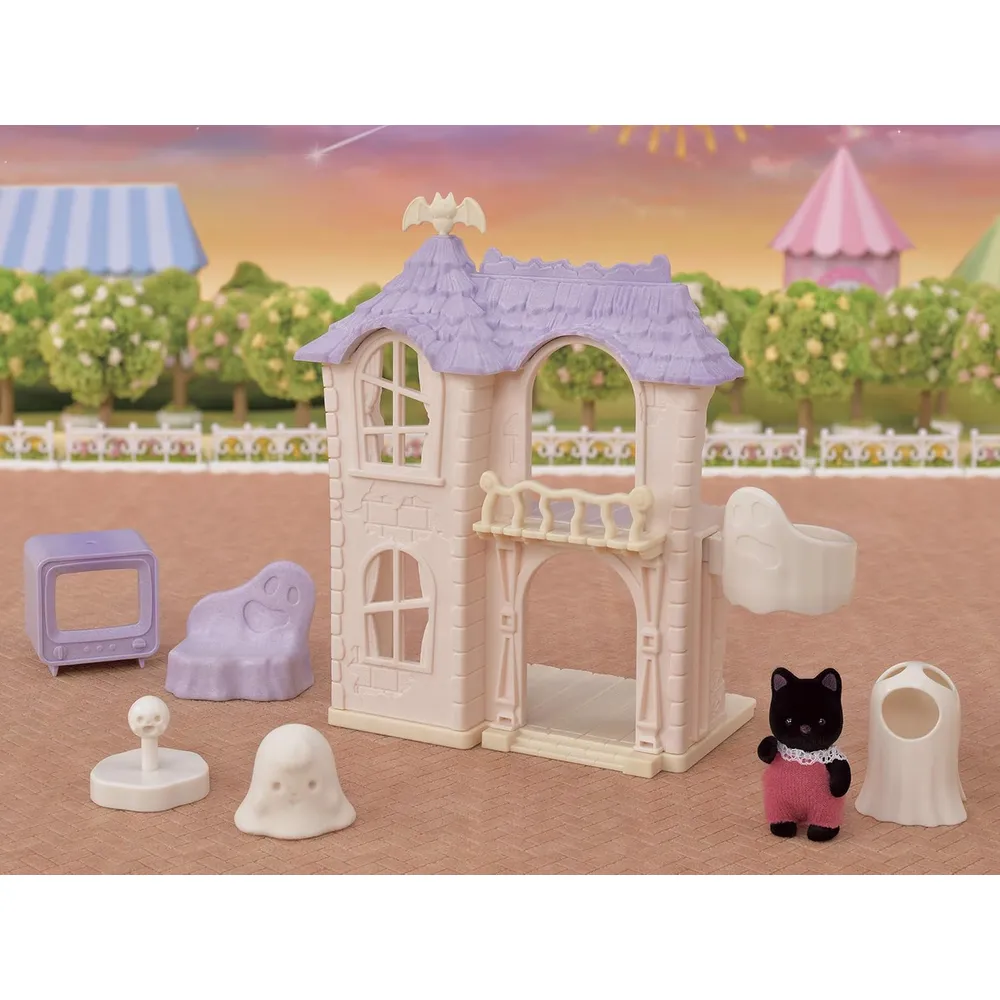 SET SYLVANIAN FAMILIES CASA EMBRUJADA PERROS