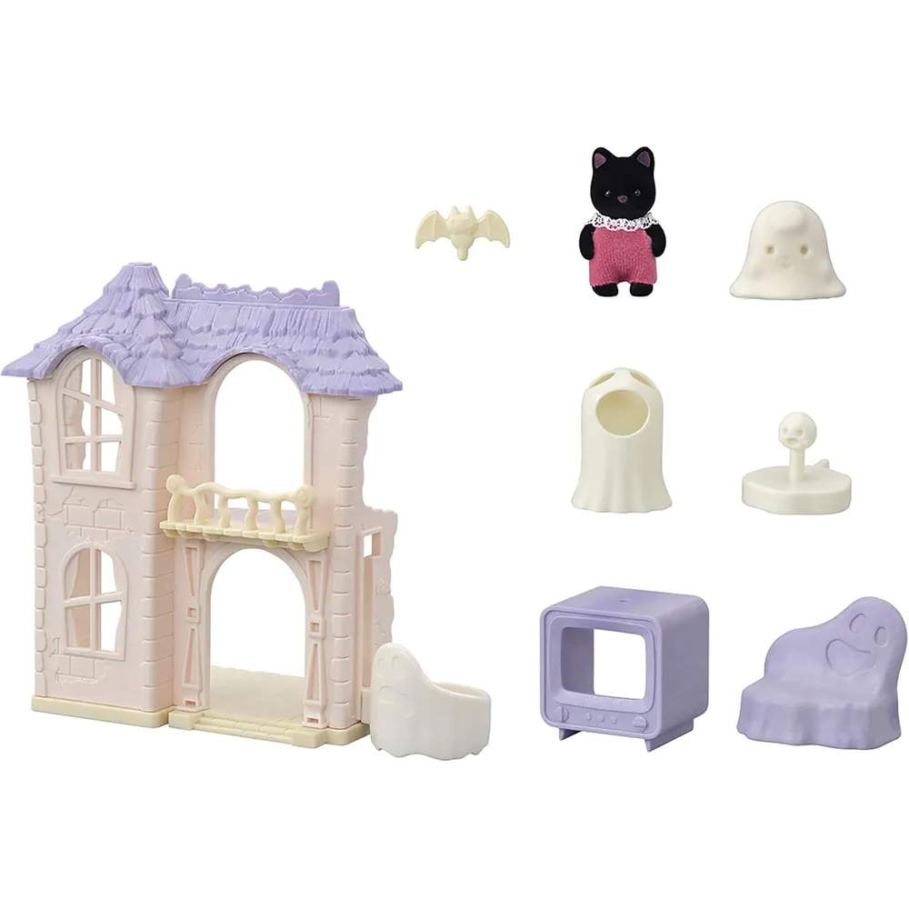 SET SYLVANIAN FAMILIES CASA EMBRUJADA PERROS