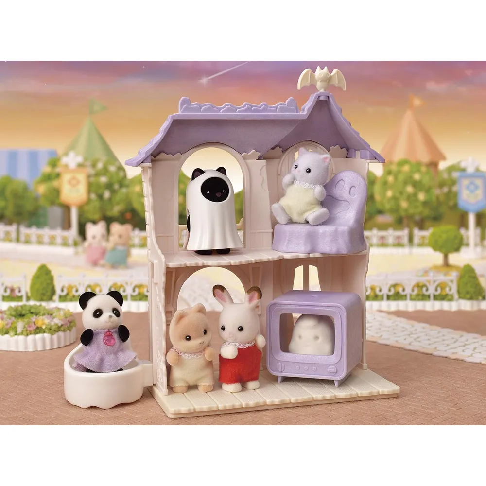 SET SYLVANIAN FAMILIES CASA EMBRUJADA PERROS