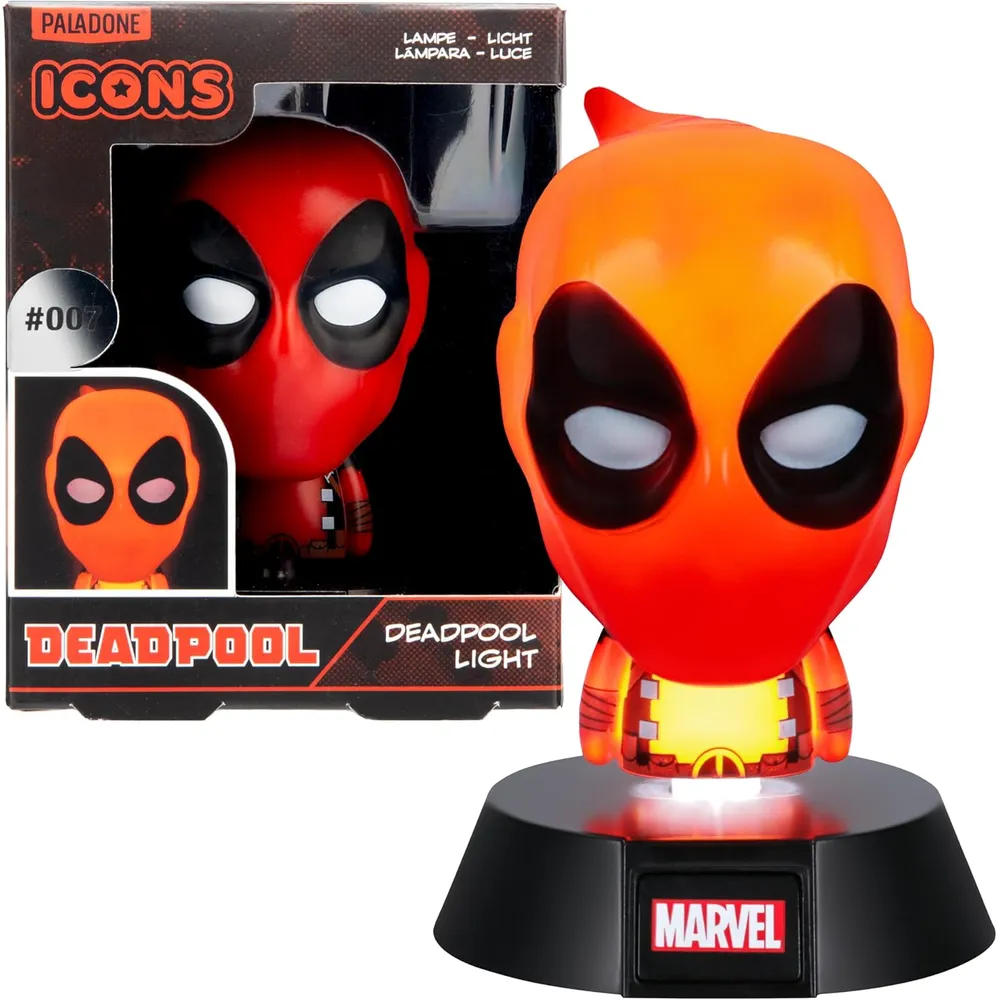 Paladone Deadpool, lámpara icono 3D oficial