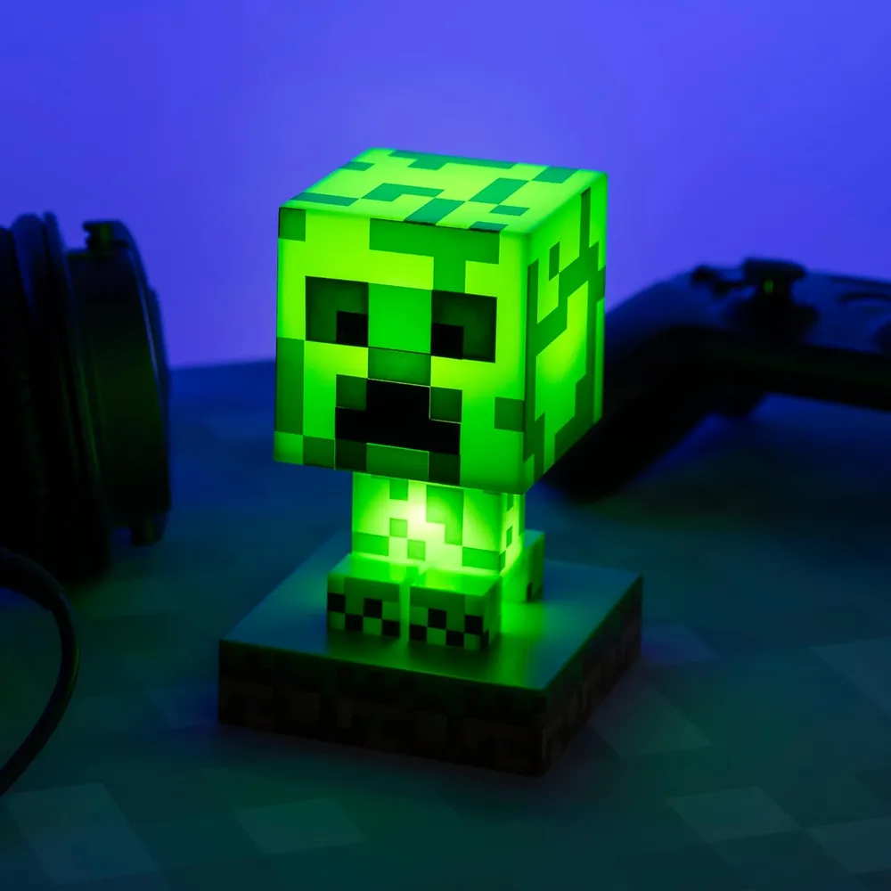 Paladone Minecraft Creeper, lámpara 3D 12 cm oficial