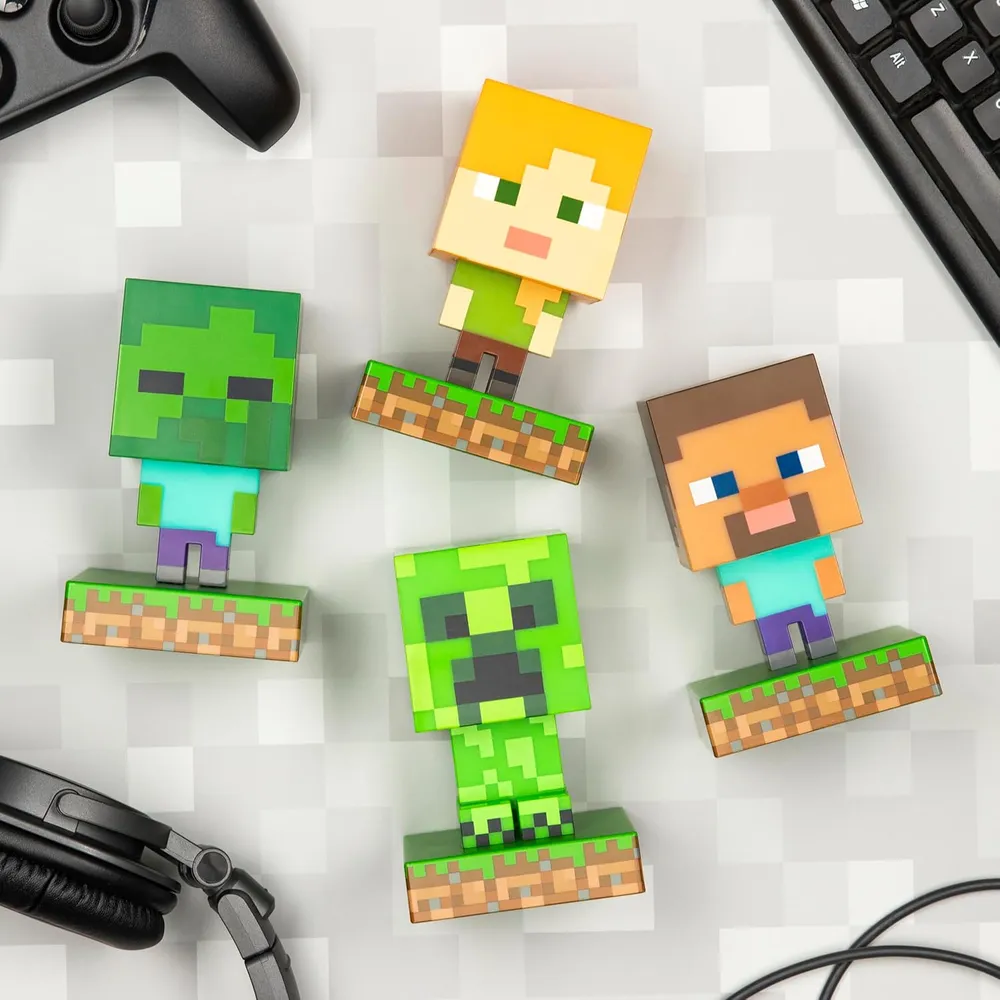 Paladone Minecraft Creeper, lámpara 3D 12 cm oficial