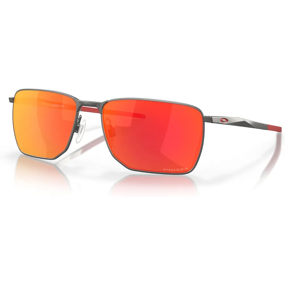Oakley Ejector OO4142 Gafas de sol para hombre | Matte Gunmetal / Prizm Ruby