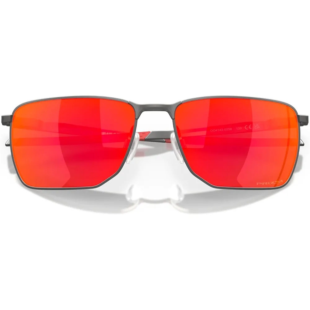 Oakley Ejector OO4142 Gafas de sol para hombre | Matte Gunmetal / Prizm Ruby