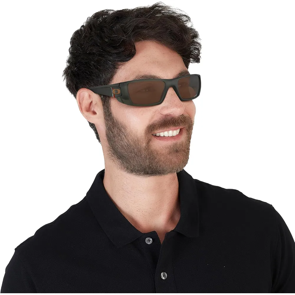 Oakley Fuel Cell OO9096 Gafas de sol para hombre | Matte Olive Ink / Prizm Tungsten II