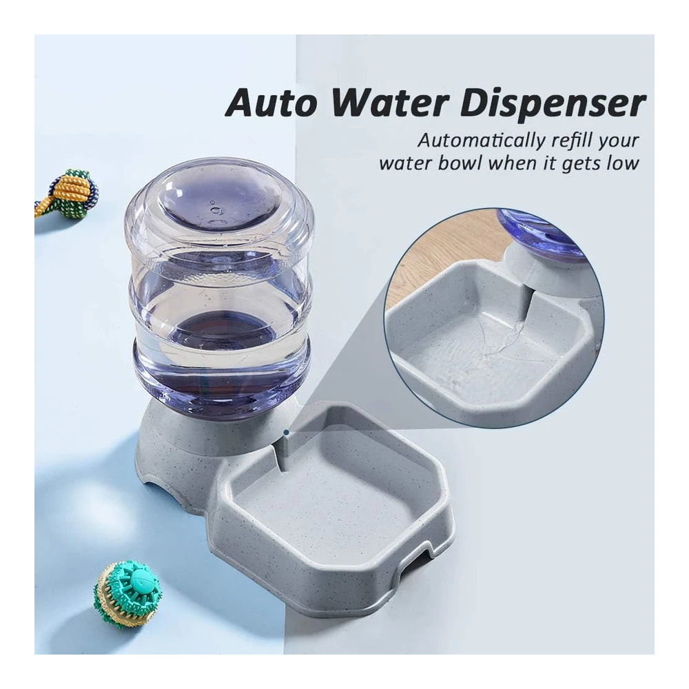 b0872z9sps_4.webp Comedero para Mascotas y Dispensador Automático de Alimentos para Perros y Gatos - 100% Libre de Bpa - Repuesto Por Gravedad - Fácil de Limpiar - Autoalimentación para Mascotas Pequeñas y Grandes - Cachorro - Gatito - Conejo - Conejo