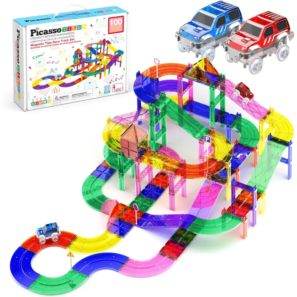 PISTA CARRERAS MAGNÉTICA CON AUTOS PICASSOTILES