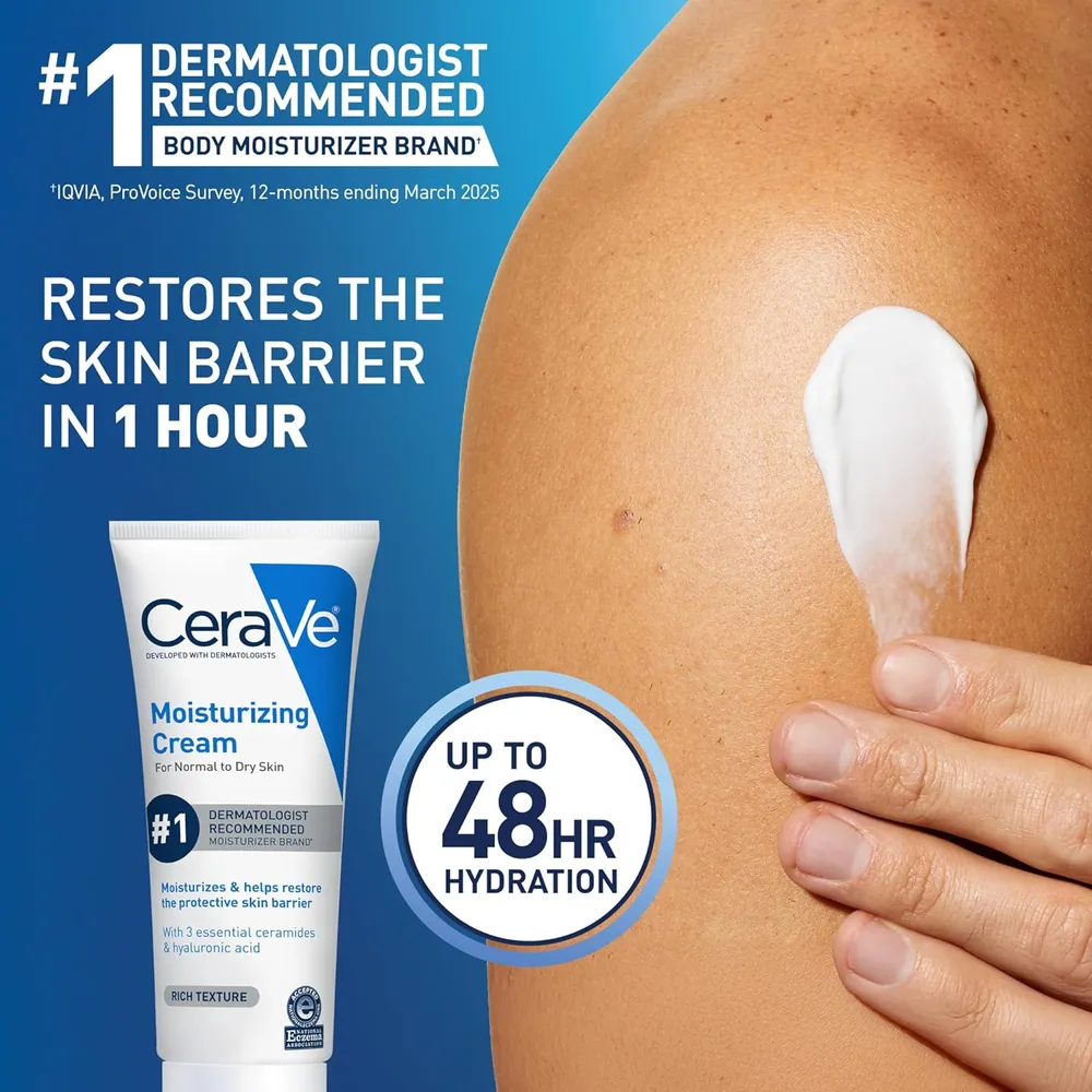 CERAVE CREMA HIDRATANTE FACIAL Y CORPORAL 8 OZ / 236 ML