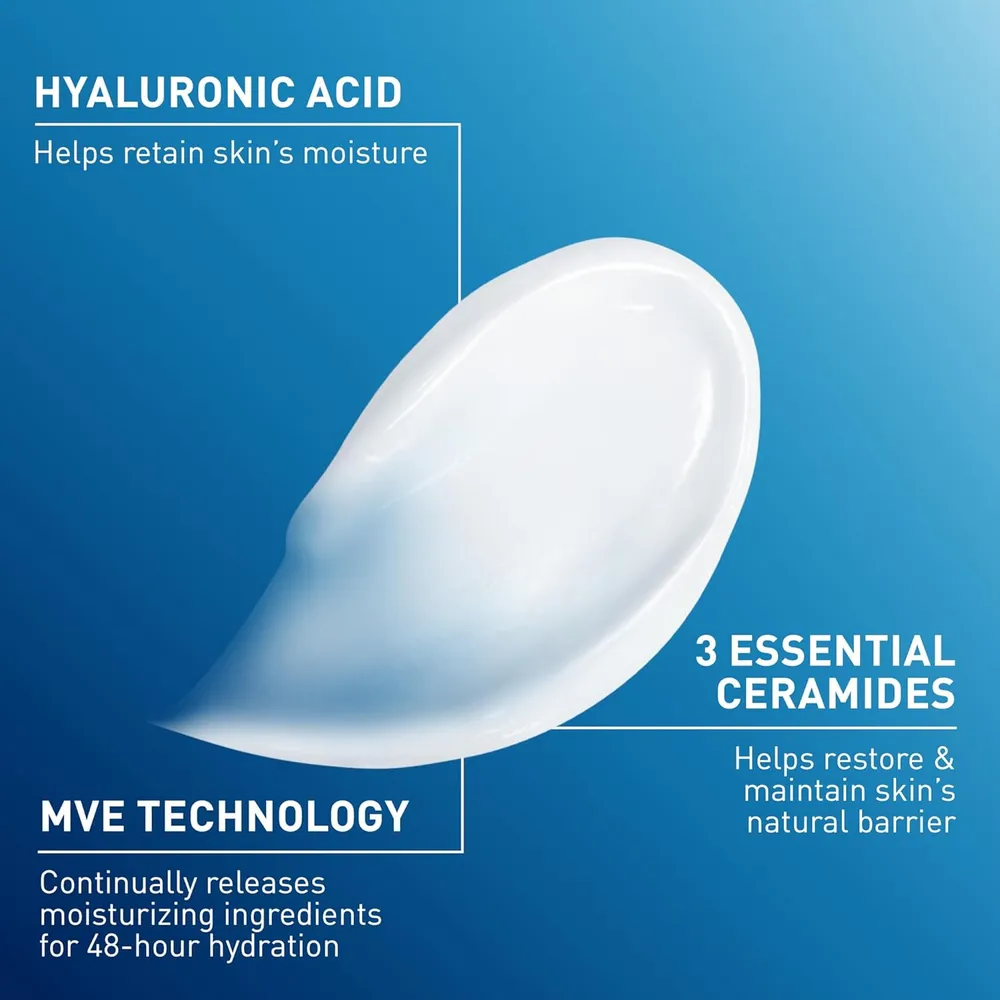 CERAVE CREMA HIDRATANTE FACIAL Y CORPORAL 8 OZ / 236 ML