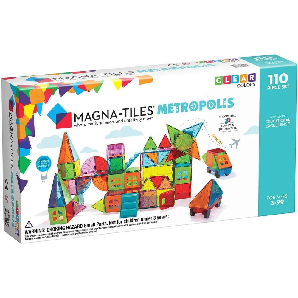 MAGNA-TILES - Metropolis 110 piezas set