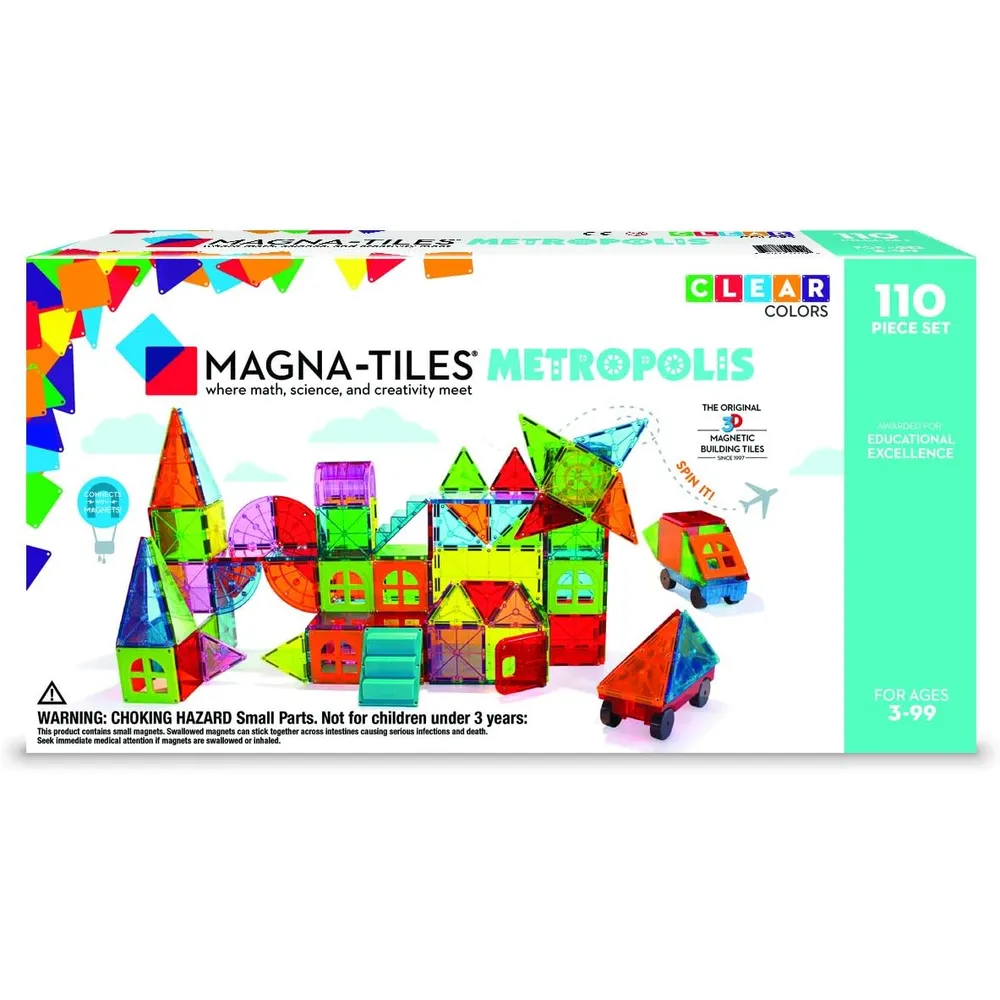MAGNA-TILES - Metropolis 110 piezas set