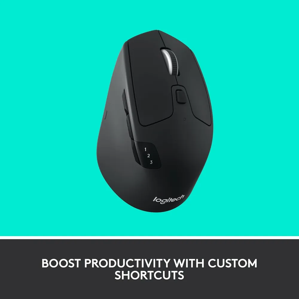 MOUSE INALÁMBRICO M720 LOGITECH | NEGRO
