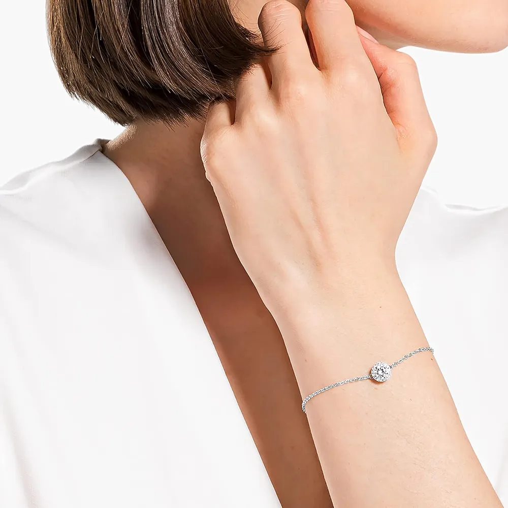 SWAROVSKI PULSERA REDONDA UNA ANGELIC ACABADO RODIO PARA MUJER | CLARO