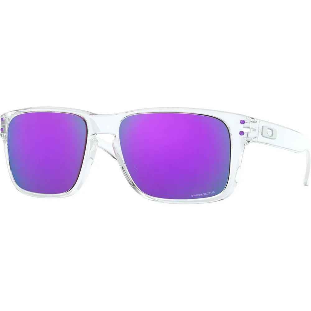 Oakley Holbrook XS OJ9007 Gafas de sol Youth | Polished Clear / Prizm Violet