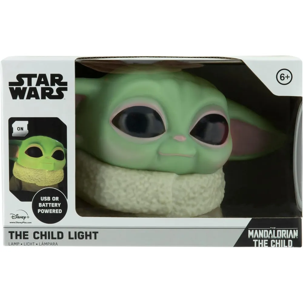 Paladone Star Wars Mandalorian Baby Yoda, lámpara escritorio oficial
