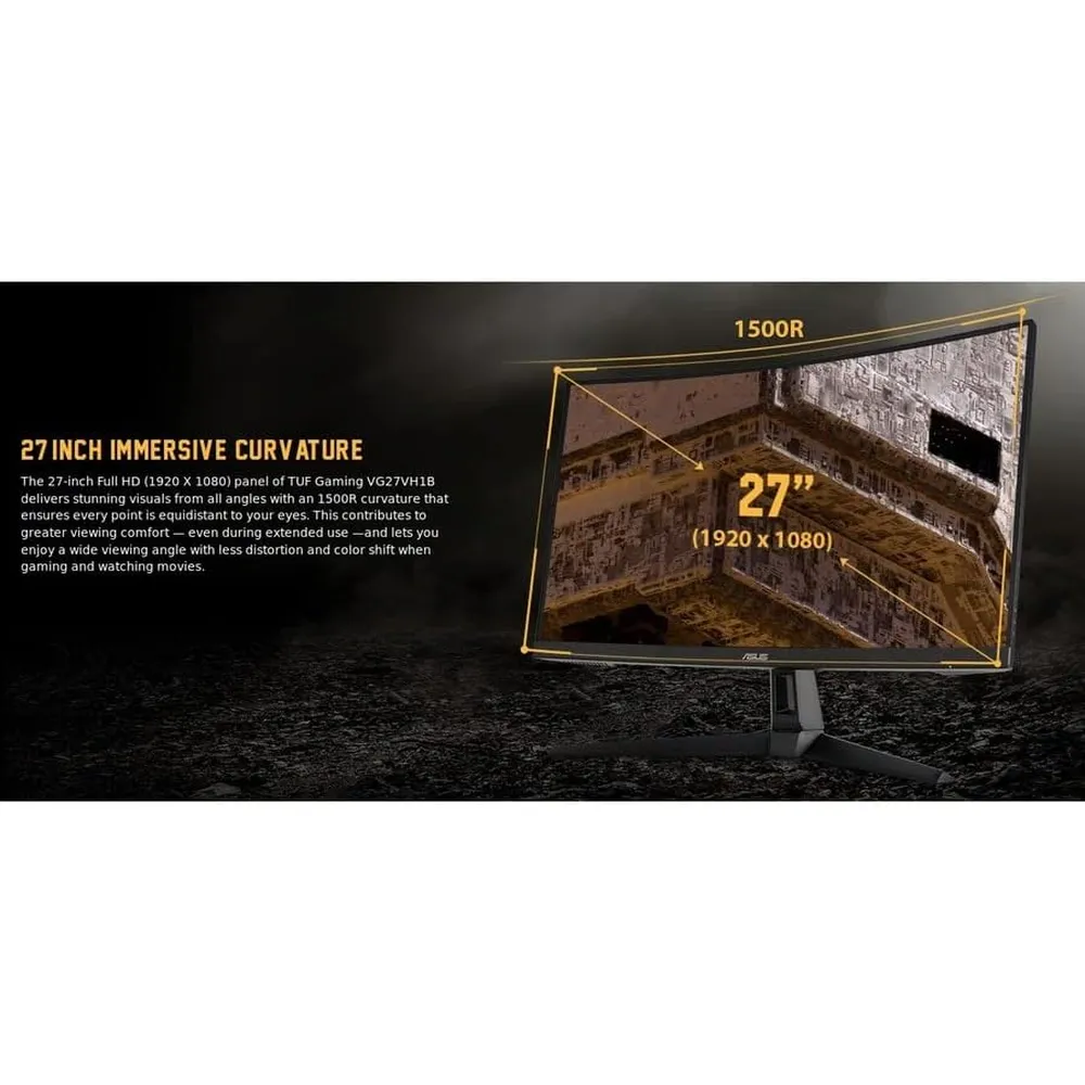 ASUS TUF Gaming VG27VH1B Monitor 27" Full HD 165Hz