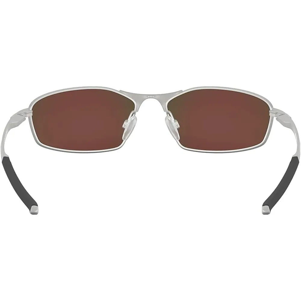 Oakley Whisker OO4141 Gafas de sol para hombre | Satin Chrome / Prizm Sapphire Iridium