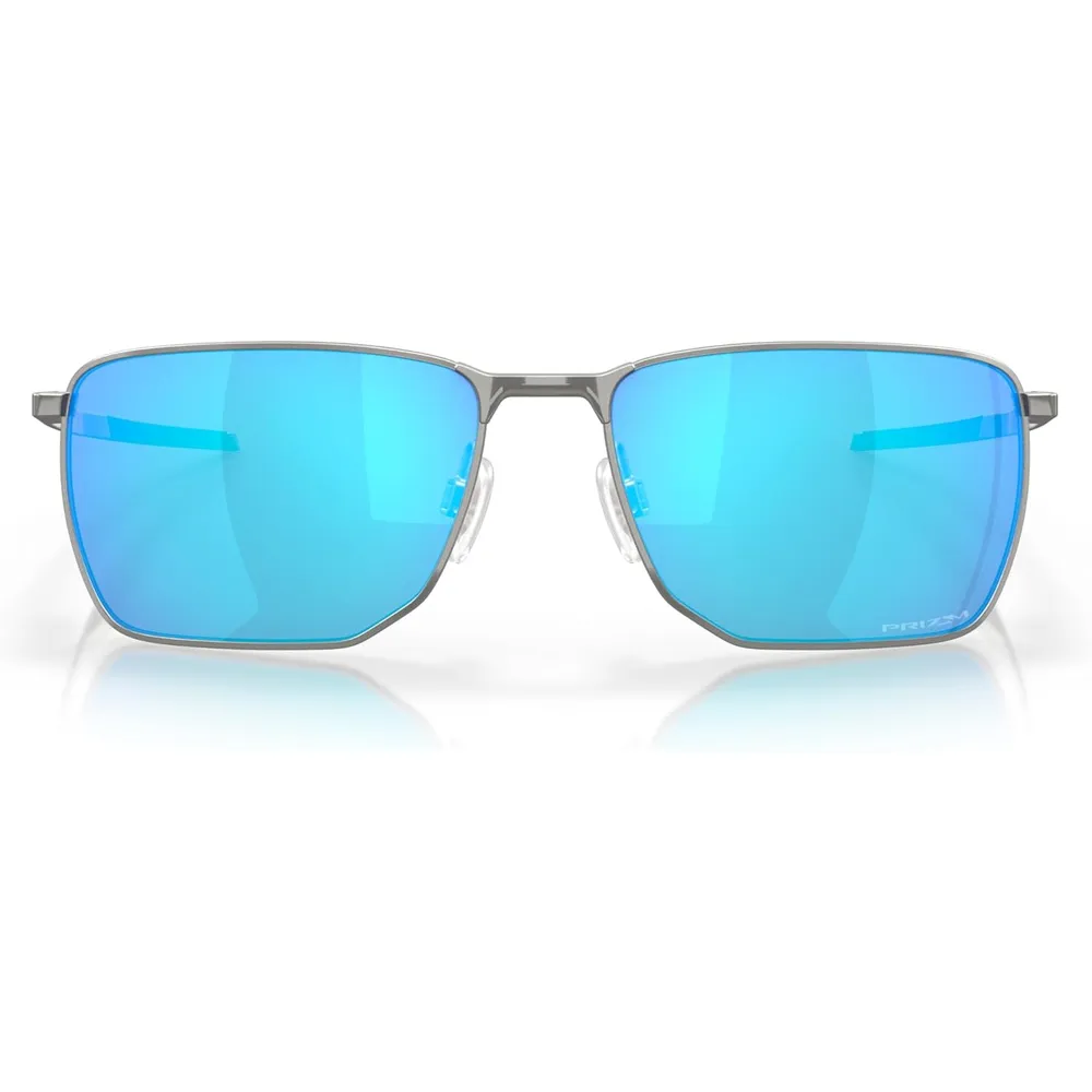 Oakley Ejector OO4142 Gafas de sol para hombre | Satin Chrome / Prizm Sapphire