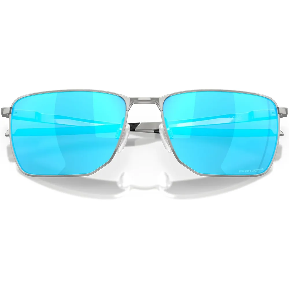 Oakley Ejector OO4142 Gafas de sol para hombre | Satin Chrome / Prizm Sapphire