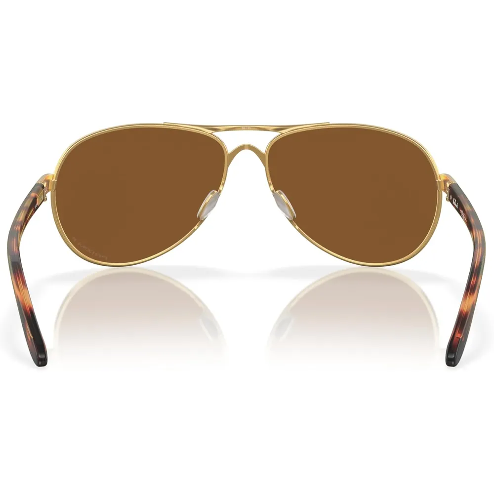 Oakley Split Time OO4129 Gafas de sol Aviator para mujer | Satin Gold / Prizm Violet