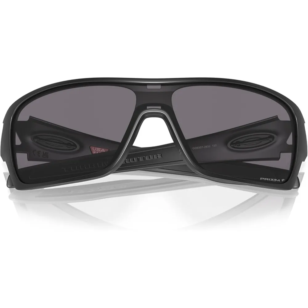 Oakley Turbine Rotor OO9307 Gafas de sol para hombre | Matte Black / Prizm Grey