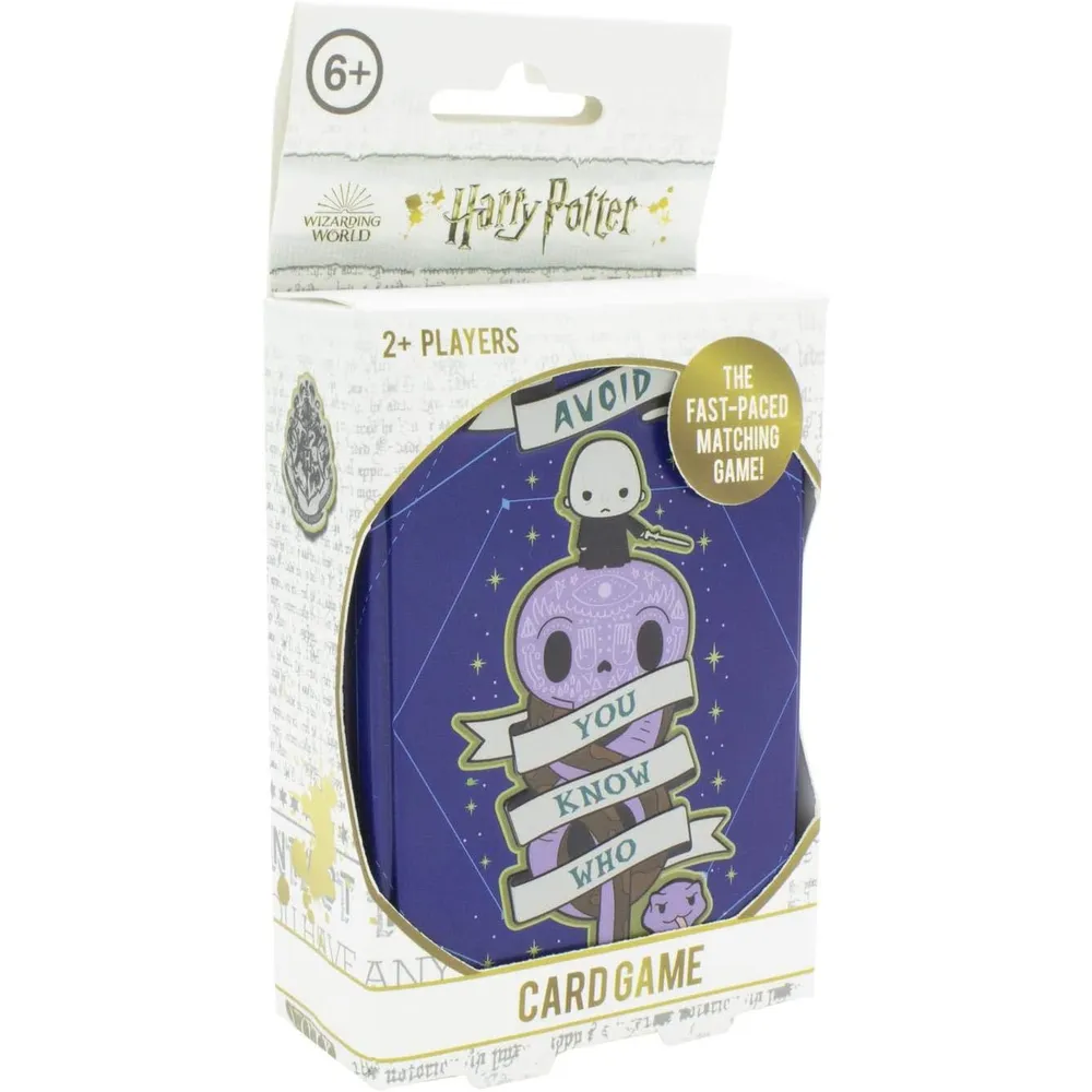 Paladone Harry Potter oficial versión inglés, juego de cartas “Avoid You Know Who”