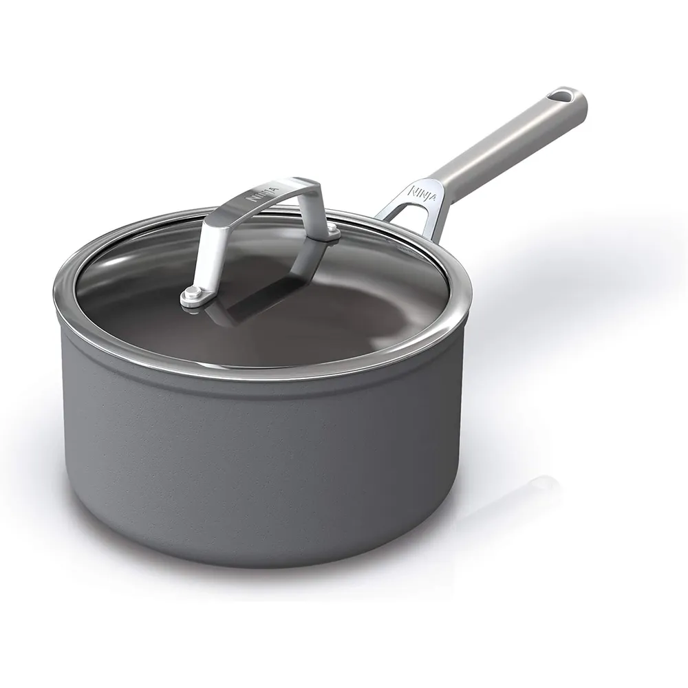 Ninja cacerola C30235 Foodi Neverstick Premium con tapa, antiadherente, 3.5 qt / 3,3 L | Gris Pizarra