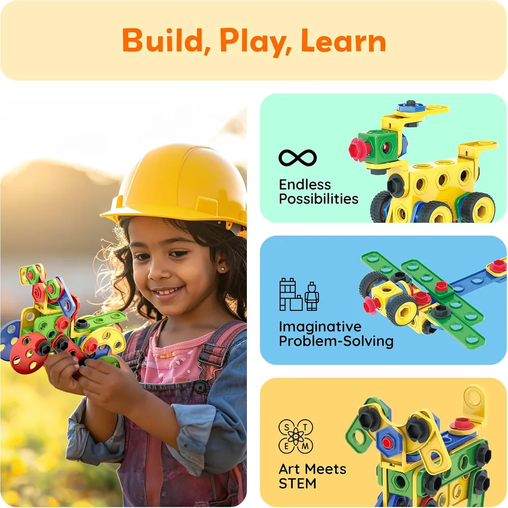 KIT CONSTRUCCIÓN STEM PTN152 CON TALADRO PICASSOTILES