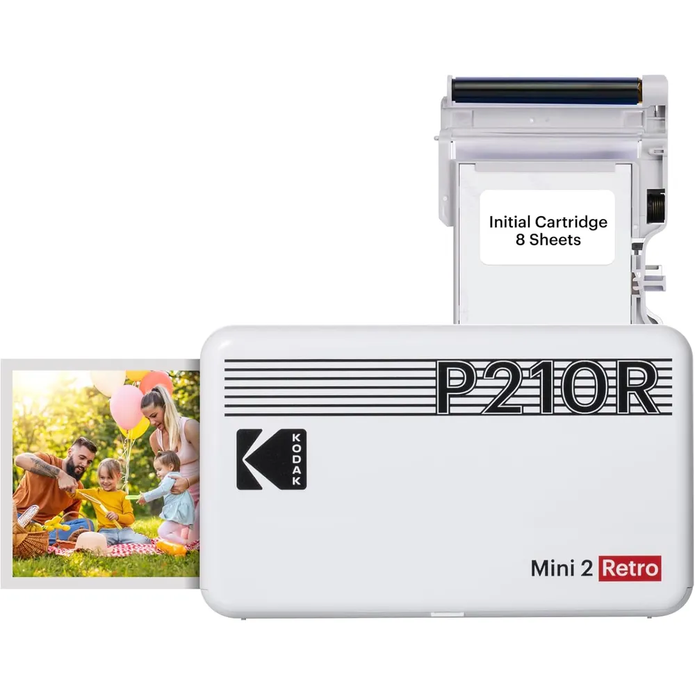 Kodak Mini 2 Retro impresora fotográfica portátil | Blanco